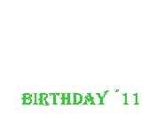 Textfeld: Birthday �11